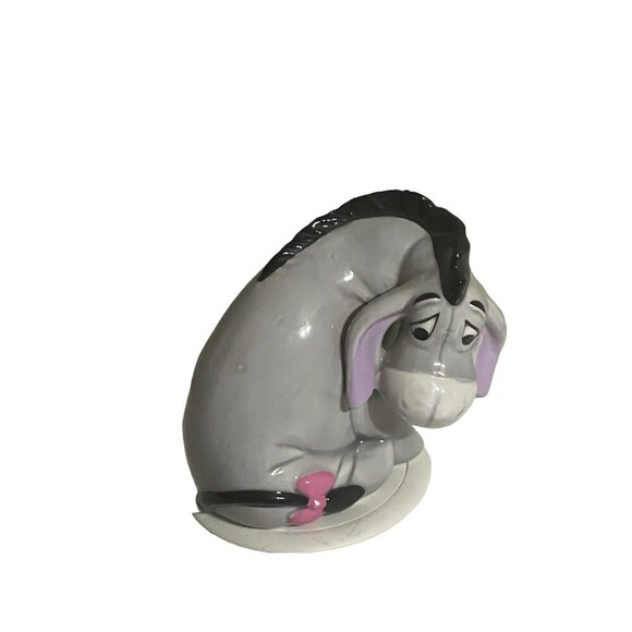 Vintage Winnie The Pooh Ceramic Eeyore Figurine Disney 3” - Picture 1 of 7